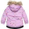 Printed Little Cats Two Piece Snowsuit, Purple And Brown - Snowsuits - 7