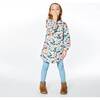 Printed Long Sleeve Dress, Watercolor Flowers - Dresses - 5