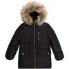 Puffy Jacket, Black - Jackets - 1 - thumbnail