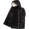 Puffy Long Coat, Black - Jackets - 6 - thumbnail