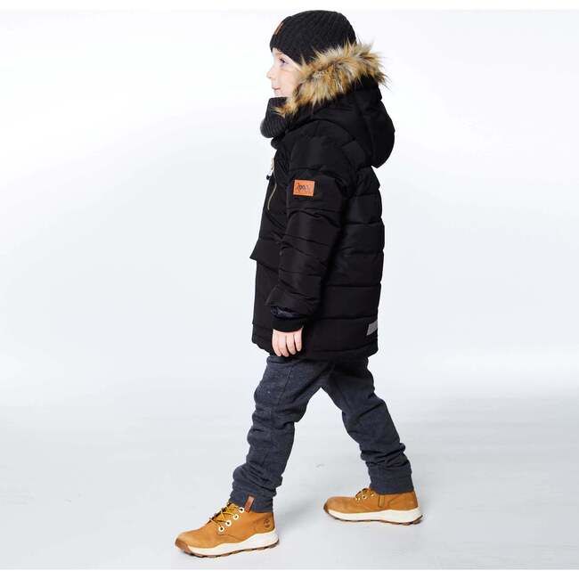 Puffy Jacket, Black - Jackets - 5