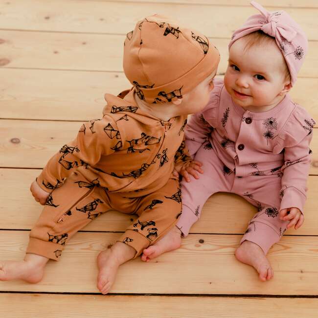 Organic Cotton Jumpsuit, Printed Dogs