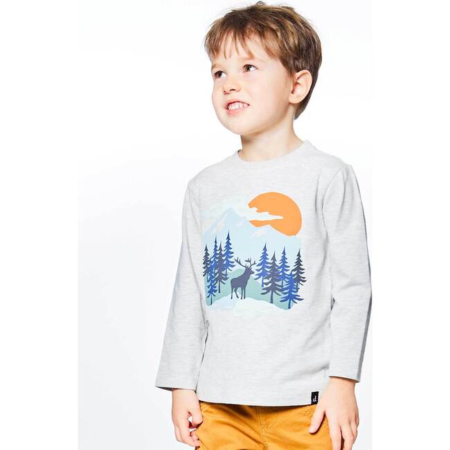 Long Sleeve Top, Nature Print - T-Shirts - 3