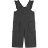 Milano Overall With Pocket, Heather Grey - Overalls - 1 - thumbnail