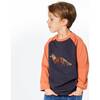 Long Sleeve Raglan Top, Fox Print - T-Shirts - 4