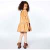 Long Sleeve Fleece Dress, Printed Cats - Dresses - 2