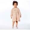 Long Sleeve Dress, Printed Mini Flowers - Dresses - 3