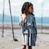 Long Sleeve Crinkle Dress, Silver Grey - Dresses - 2