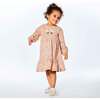 Long Sleeve Dress, Printed Mini Flowers - Dresses - 4