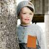 Long Sleeve Brushed Jersey Top With Pocket, Light Heather Gray - T-Shirts - 3