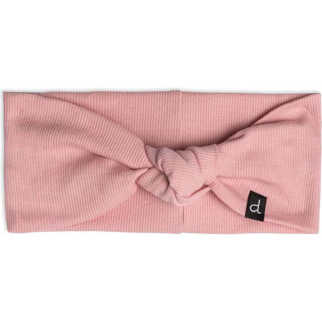 Knotted Rib Headband, Coral Pink - Bows - 1