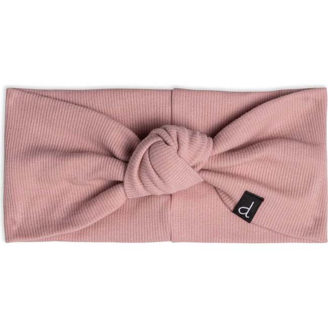 Knotted Rib Headband, Mauve-Pink - Bows - 1