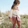 Lace Skirt Legging, Old Pink - Leggings - 2