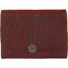 Knitted Neckwarmer, Brown - Scarves - 1 - thumbnail