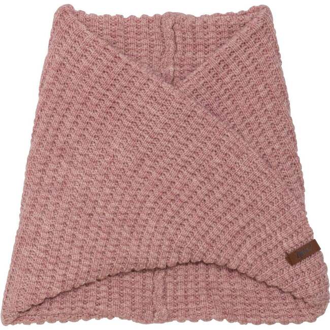 Knit Neckwarmer, Light Pink - Scarves - 1