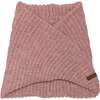 Knit Neckwarmer, Light Pink - Scarves - 1 - thumbnail