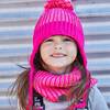 Knitted Neckwarmer, Black - Scarves - 2