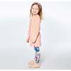 Knitted 3/4 Sleeve Dress, Light Pink - Dresses - 2