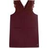 Jumper With Pocket, Burgundy - Dresses - 1 - thumbnail