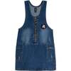 Jean Jumper, Blue Denim - Dresses - 1 - thumbnail