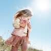 Fake Fur Sleeveless Vest, Silver Pink - Vests - 2