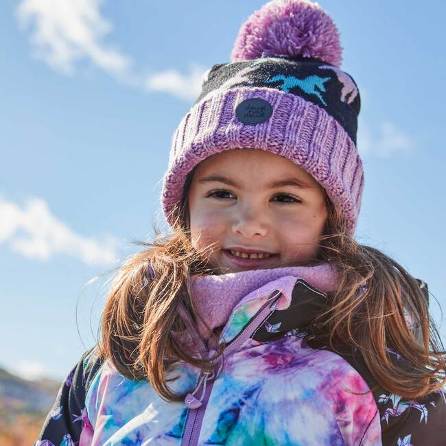 Jacquard Knit Hat, Unicorn - Hats - 3