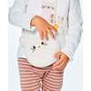 Fake Fur Bag, Off White - Bags - 3