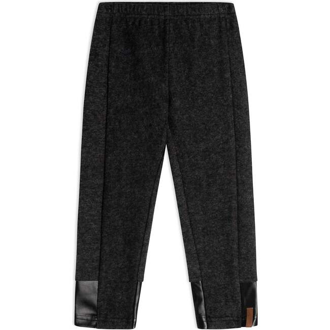 Cut And Sew Leggings, Dark Heather Grey