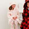Bear Ear Robe, Pink - Nightgowns - 2