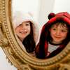 Bear Ear Robe, Pink - Nightgowns - 3