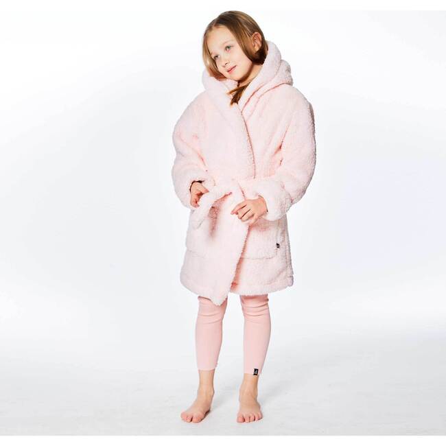 Bear Ear Robe, Pink - Nightgowns - 6