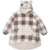 Hooded Blanket, Dog Brun And White - Pajamas - 1 - thumbnail