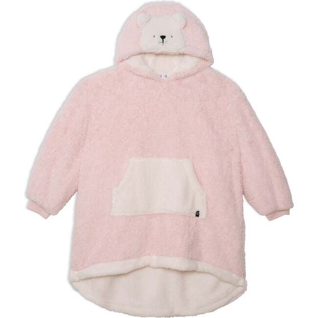 Hooded Blanket, Bear And Pink