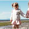 Hooded Fake Fur Vest, Off White - Vests - 3