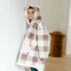 Hooded Blanket, Dog Brun And White - Pajamas - 2