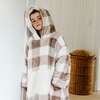 Hooded Blanket, Dog Brun And White - Pajamas - 3