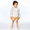 Hooded Fake Fur Vest, Off White - Vests - 6