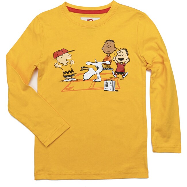 Peanuts Graphic Tee, Gold