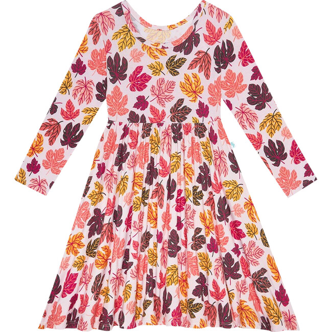 Autumn Long Sleeve Basic Twirl Dress