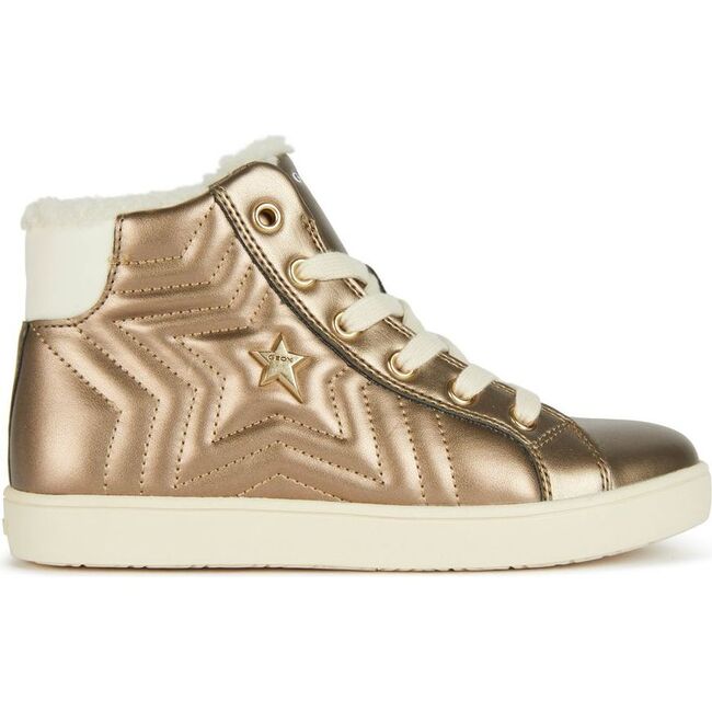 Kathe High Top Sneakers, Gold