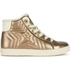 Kathe High Top Sneakers, Gold - Sneakers - 1 - thumbnail