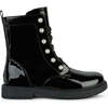 Éclair Pearl Boots, Black - Boots - 1 - thumbnail