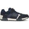 Alfier Low Cut Shoes, Navy - Sneakers - 1 - thumbnail