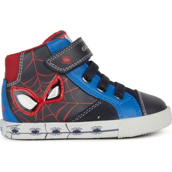 Kilwi Spiderman High Top Sneakers, Navy - Geox Shoes | Maisonette