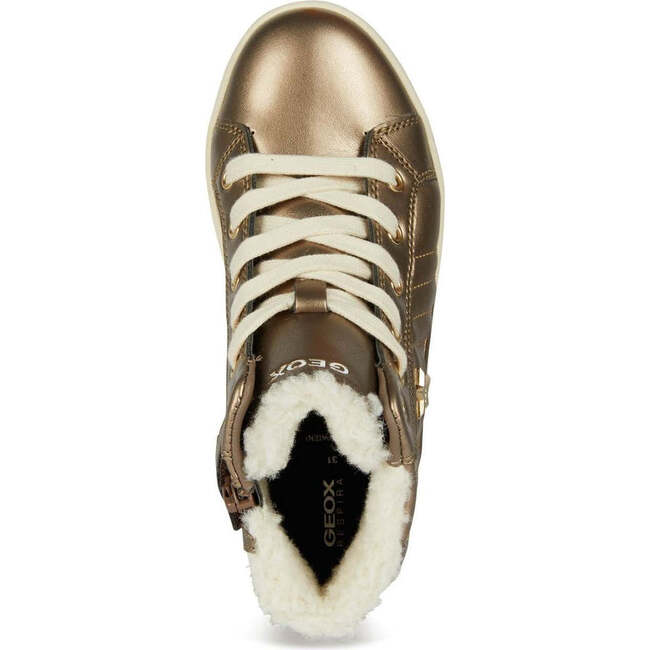 Kathe High Top Sneakers, Gold - Sneakers - 5