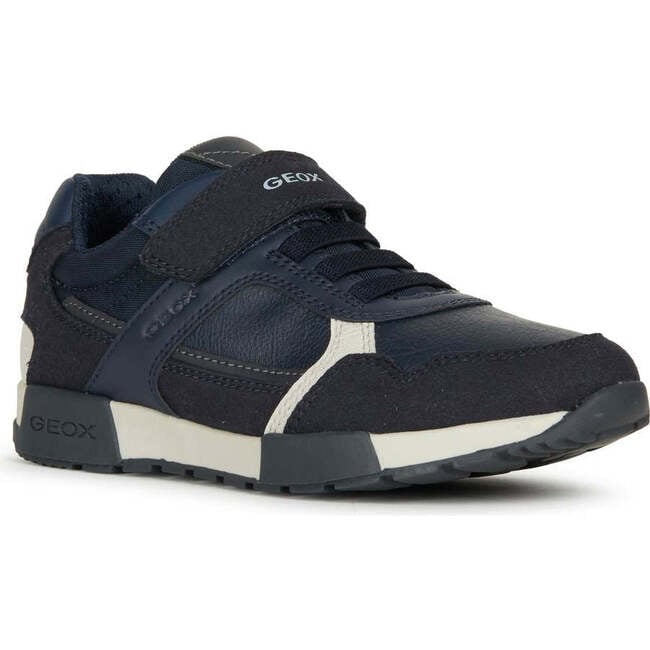 Alfier Low Cut Shoes, Navy - Sneakers - 3