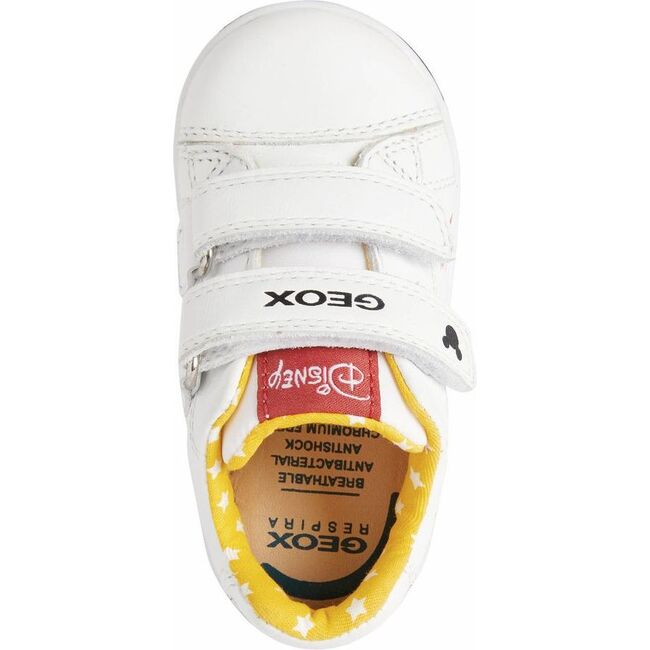 New Flick Mickey Velcro Sneakers, White - Sneakers - 5