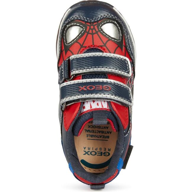 Pyrip Spiderman Velcro Sneakers, Navy - Sneakers - 5