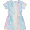 Girls Rainbow Jersey Dress, Rainbow - Dresses - 1 - thumbnail