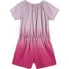 Girls Ombre Romper, Pink - Rompers - 2